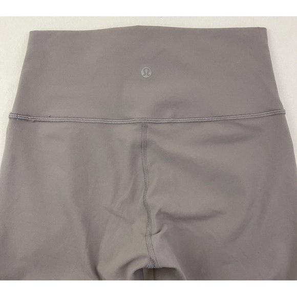 Lululemon Wunder Under Leggings Size 6 Gray Dark Chrome High Rise Mesh Geometric - Picture 7 of 10